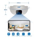 Rookmelder WIFI camera lange autonomie 330° draaibaar