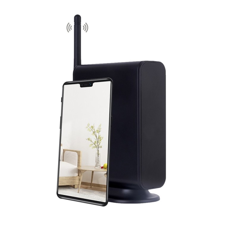 WiFi-Router mit Full-HD-Kamera und Bewegungserkennung