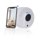 Rilevatore di Fumo con Telecamera WIFI a Lunga Durata di Autonomia 1 Anno con Rilevazione di Movimento