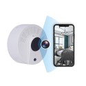 Rilevatore di Fumo con Telecamera WIFI a Lunga Durata di Autonomia 1 Anno con Rilevazione di Movimento