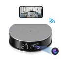 Telecamera WiFi Full HD integrata in sveglia con ricarica wireless
