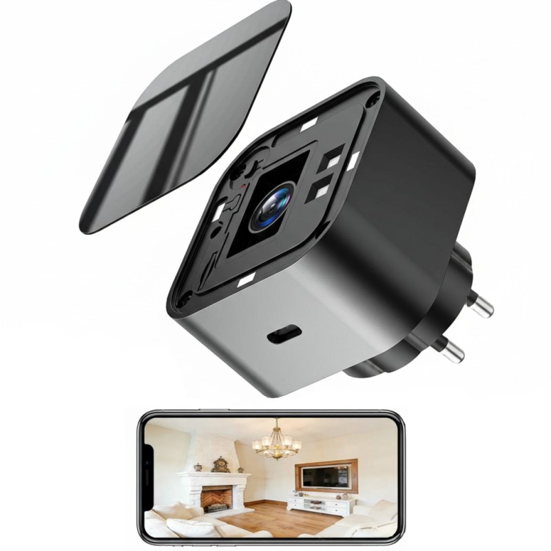 Cámara WiFi Full HD integrada en cargador USB Tipo-C