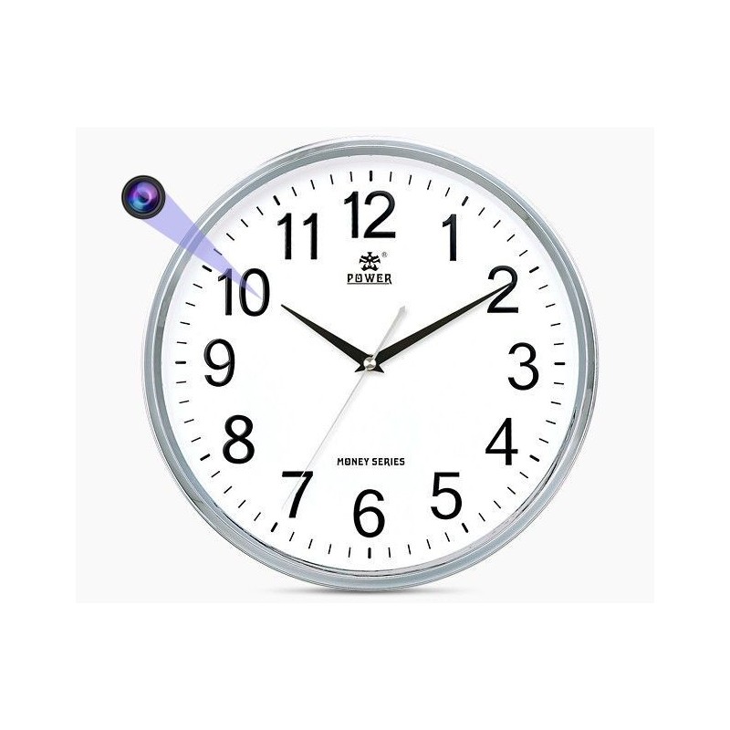 Full-HD-Nachtsichtkamera-Wanduhr
