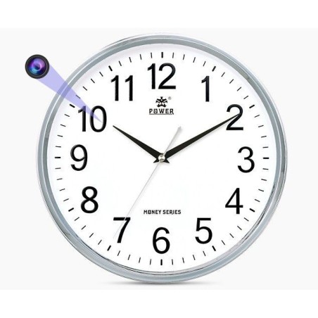 Full-HD-Nachtsichtkamera-Wanduhr