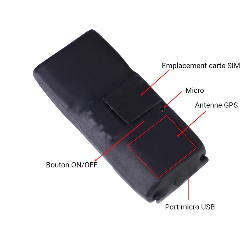 Mini-GPS-Tracker mit Mikrofon-Fernhören 10 Tage